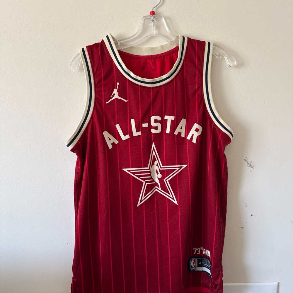 Men’s Jordan Stephen Curry#30 2024 NBA All-Star Game Jersey Sz 44 - Red RARE